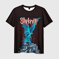 Футболка мужская Орел группа Slipknot, цвет: 3D-принт