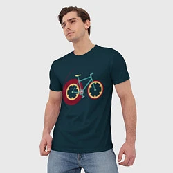 Футболка мужская Casette Bike, цвет: 3D-принт — фото 2