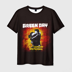 Футболка мужская Поцелуй Green Day, цвет: 3D-принт