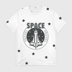 Футболка мужская Space travel, цвет: 3D-принт