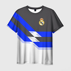 Футболка мужская Real Madrid FC: White style, цвет: 3D-принт