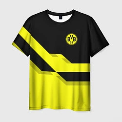 Футболка мужская BVB FC: Yellow style, цвет: 3D-принт