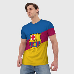 Футболка мужская FC Barcelona 2018 Colors, цвет: 3D-принт — фото 2