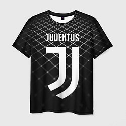 Футболка мужская FC Juventus: Black Lines, цвет: 3D-принт