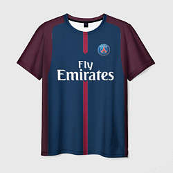 Футболка мужская FC PSG: Neymar Home 17/18, цвет: 3D-принт