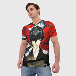 Футболка мужская Persona 5, цвет: 3D-принт — фото 2