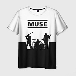 Футболка мужская Muse B&W, цвет: 3D-принт