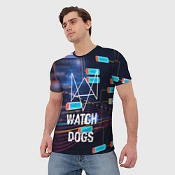 Футболка мужская Watch Dogs, цвет: 3D-принт — фото 2