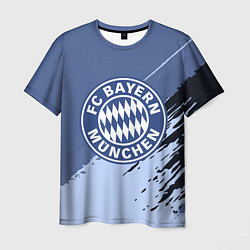 Футболка мужская FC Bayern Munchen: Abstract style, цвет: 3D-принт