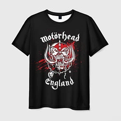 Футболка мужская Motorhead England, цвет: 3D-принт