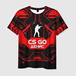 Футболка мужская CS:GO - Денис, цвет: 3D-принт