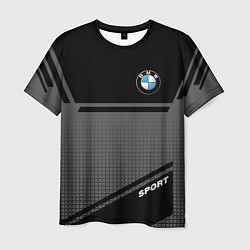 Футболка мужская BMW SPORT БМВ СПОРТ, цвет: 3D-принт