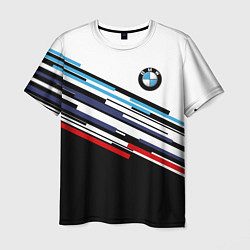 Футболка мужская BMW BRAND COLOR БМВ, цвет: 3D-принт