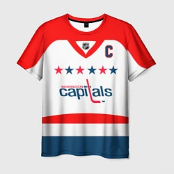 Футболка мужская Washington Capitals: Ovechkin White, цвет: 3D-принт