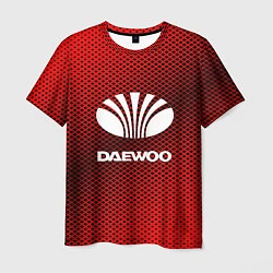 Футболка мужская Daewoo: Red Carbon, цвет: 3D-принт