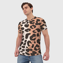 Футболка мужская Шкура леопарда, цвет: 3D-принт — фото 2