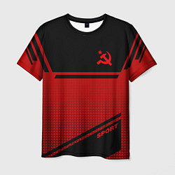 Футболка мужская USSR: Black Sport, цвет: 3D-принт