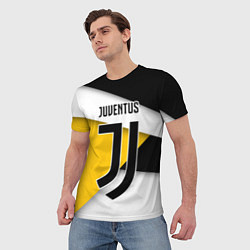 Футболка мужская FC Juventus, цвет: 3D-принт — фото 2