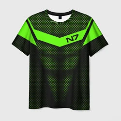 Футболка мужская N7: Green Armor, цвет: 3D-принт