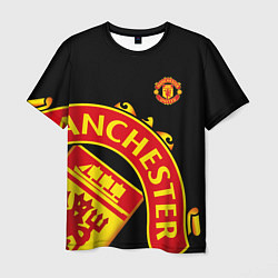 Футболка мужская FC Man United: Black Exclusive, цвет: 3D-принт