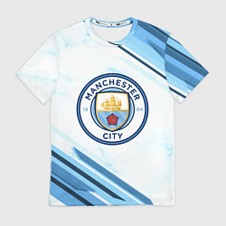 Футболка мужская Manchester city, цвет: 3D-принт