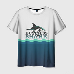 Футболка мужская Business Shark, цвет: 3D-принт