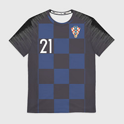Футболка мужская Domagoj Away WC 2018, цвет: 3D-принт