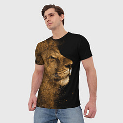 Футболка мужская Песчаный лев, цвет: 3D-принт — фото 2