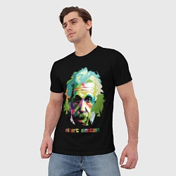 Футболка мужская Albert Einstein, цвет: 3D-принт — фото 2