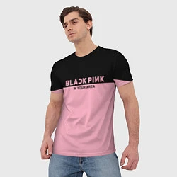 Футболка мужская Black Pink: In Your Area, цвет: 3D-принт — фото 2