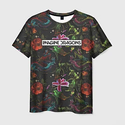 Футболка мужская Imagine Dragons: Ink, цвет: 3D-принт
