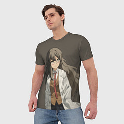 Футболка мужская Rascal Does Not Dream, цвет: 3D-принт — фото 2