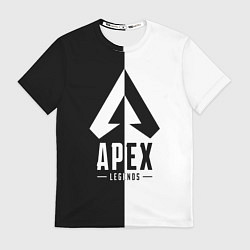 Футболка мужская Apex Legends: Black & White, цвет: 3D-принт