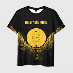 Футболка мужская Twenty One Pilots: Yellow Moon, цвет: 3D-принт