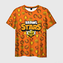 Футболка мужская Brawl Stars: Orange Team, цвет: 3D-принт