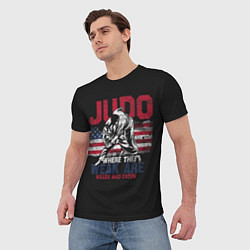 Футболка мужская Judo USA, цвет: 3D-принт — фото 2