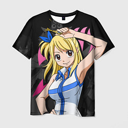 Футболка мужская Fairy Tail: Lucy, цвет: 3D-принт