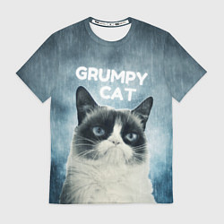 Футболка мужская Grumpy Cat, цвет: 3D-принт