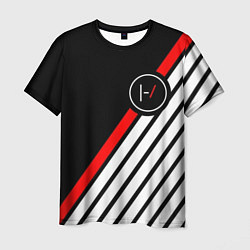 Футболка мужская 21 Pilots: Black Logo, цвет: 3D-принт