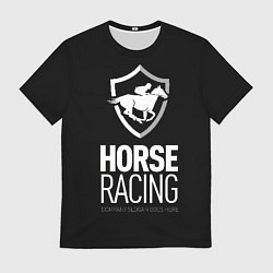 Футболка мужская Horse racing, цвет: 3D-принт
