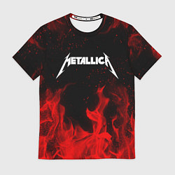 Футболка мужская METALLICA НА СПИНЕ, цвет: 3D-принт