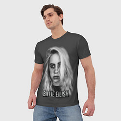 Футболка мужская BILLIE EILISH, цвет: 3D-принт — фото 2