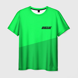 Футболка мужская Billie Eilish: Duo Green, цвет: 3D-принт