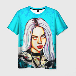 Футболка мужская BILLIE EILISH: Fan Art, цвет: 3D-принт