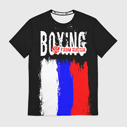 Футболка мужская Boxing from Russia, цвет: 3D-принт