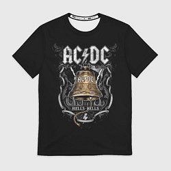 Футболка мужская ACDC - hells bells, цвет: 3D-принт