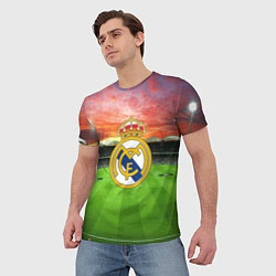 Футболка мужская FC Real Madrid, цвет: 3D-принт — фото 2