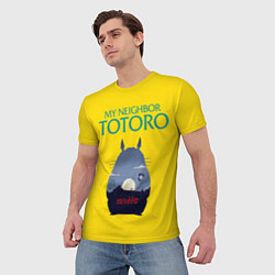 Футболка мужская Тоторо, цвет: 3D-принт — фото 2