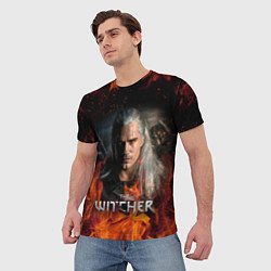 Футболка мужская THE WITCHER, цвет: 3D-принт — фото 2