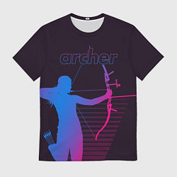 Футболка мужская Archer, цвет: 3D-принт